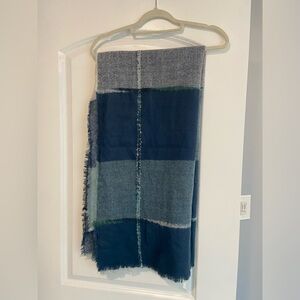 Blue Lauren Conrad Soft Blanket Scarf